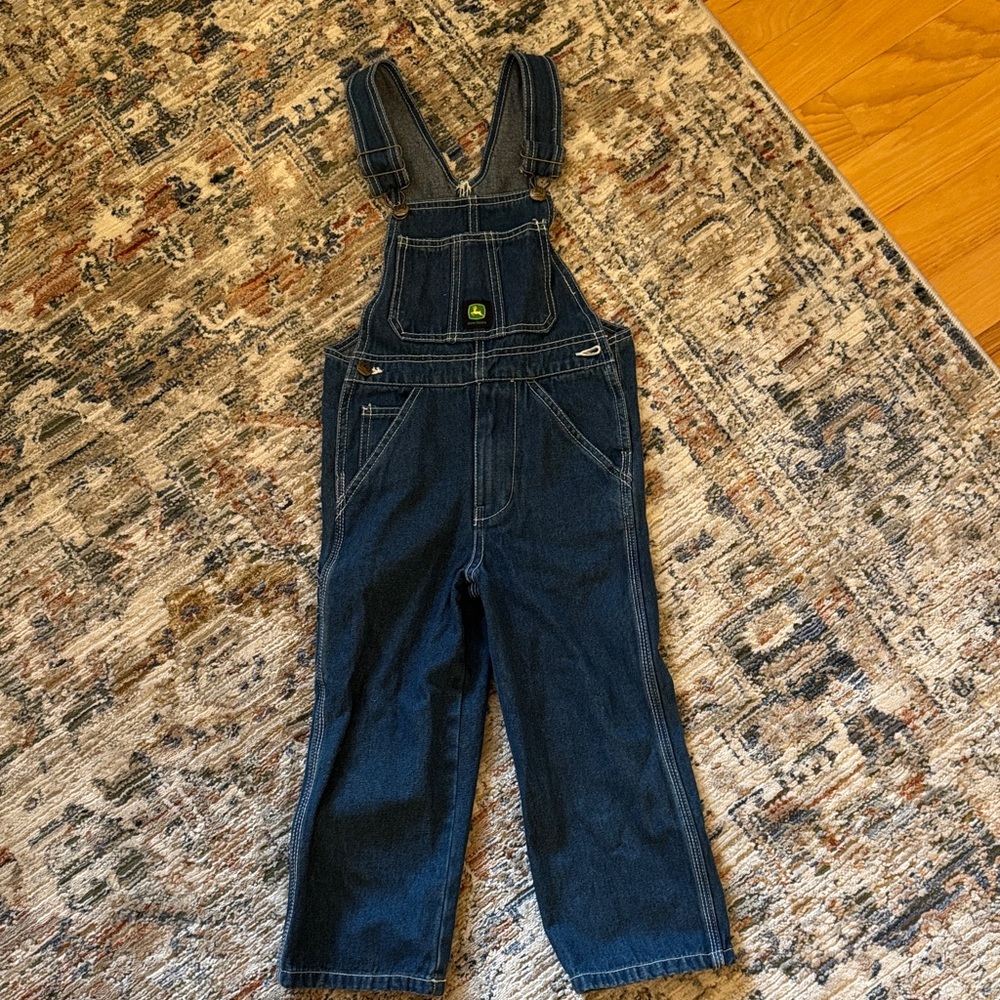 Kids Denim John Deere Bib Overalls
